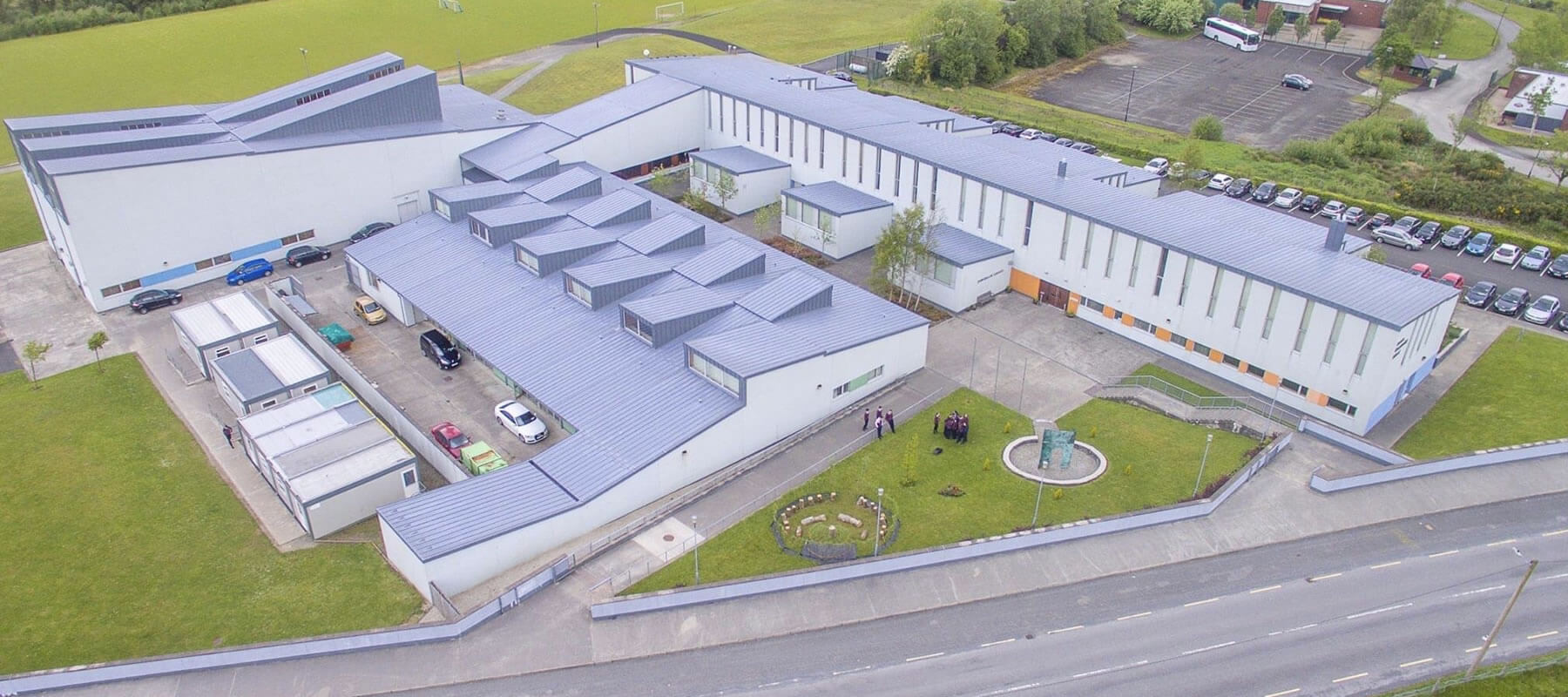 aerieal view of school